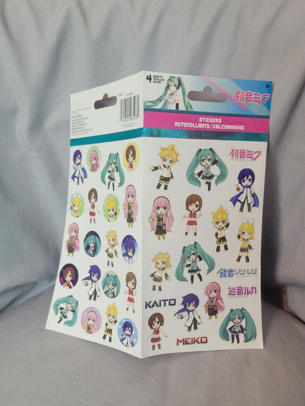 Hatsune Miku & Vocaloid Character Sticker Set, Multicolor, Never Used